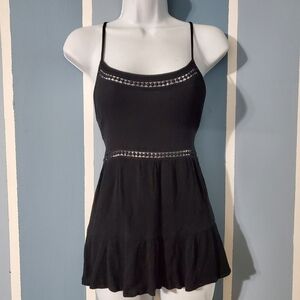 Paper Crane Black Tank Top